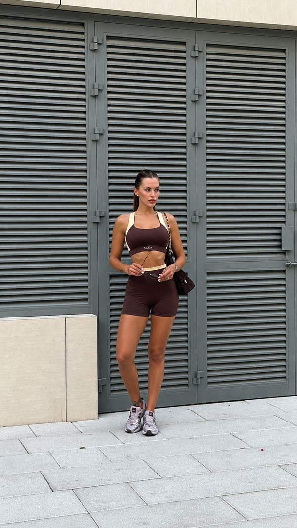 Evolve Shorts - Chocolate & Butter